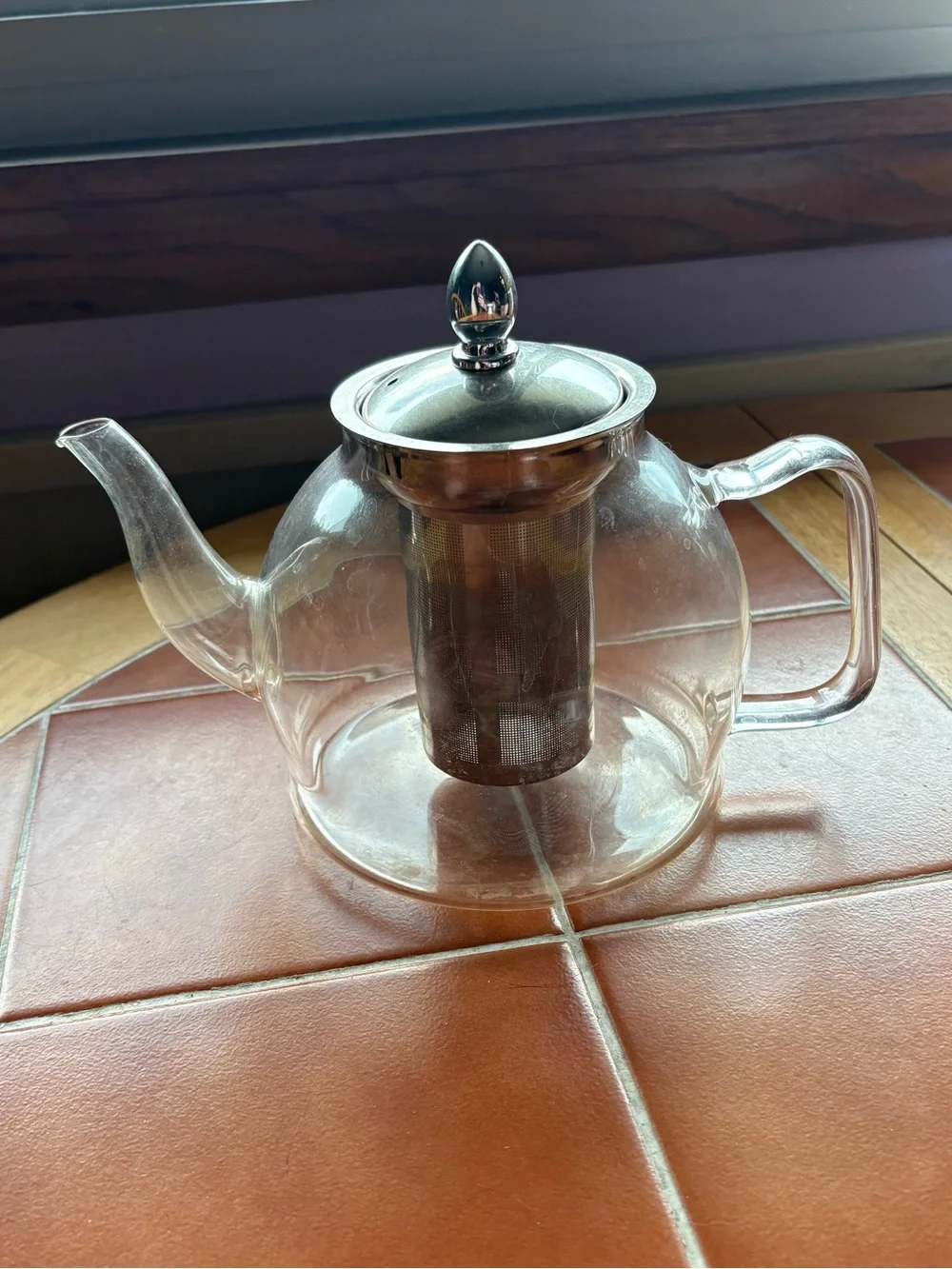 Glass Teapot with removable tea infuser
